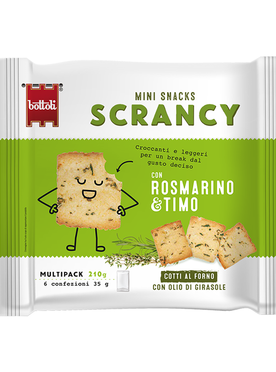 Scrancy Rosmarino e Timo 210g